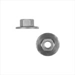 236006: M5-0.8 BLACK PHOSPHATE, 19MM LOOSE WASHER AUTOMOTIVE BODY NUT - 25 PACK or 50 PACK