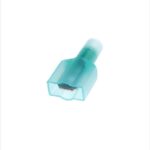 395470: 16-14 WIRE GAUGE RANGE, NYLON INSULATED MALE SPADE CONNECTOR - 50 PACK