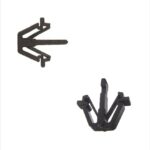 415762: GRILL RETAINER, BLACK NYLON, TOYOTA - 10 PACK