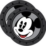 001968R01: MICKEY MOUSE CAR COASTER - 2 PK. - PLASTICOLOR