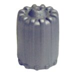 11382: TPMS TIRE VALVE CAP, GRAY - 100 PACK