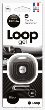 63113: LOOP GEL VENT CLIP - BLACK - AROMA