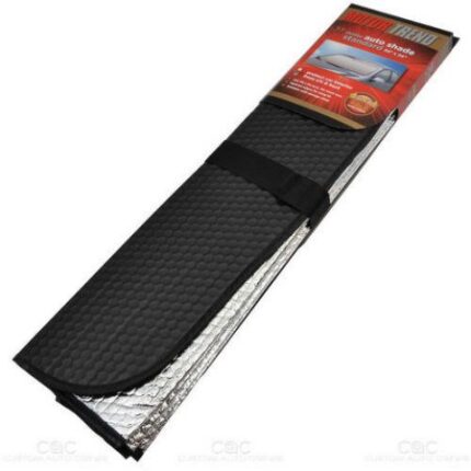 AS-311-BK: MOTOR TREND MATTE STANDARD AUTO SHADE - BLACK - BDK USA