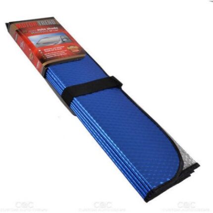 AS-311-BL: MOTOR TREND MATTE STANDARD AUTO SHADE - BLUE - BDK USA