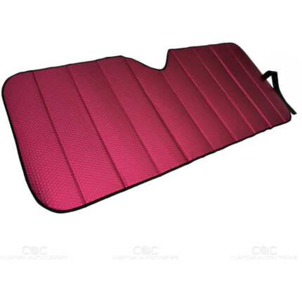 AS-311-RD: MOTOR TREND MATTE STANDARD AUTO SHADE - RED - BDK USA