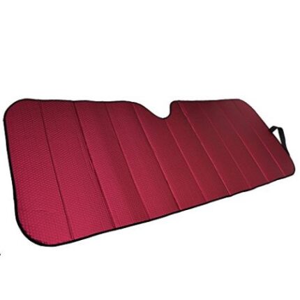 AS-312-RD: MOTOR TREND MATTE JUMBO AUTO SHADE - RED - BDK USA