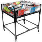 TT-2001: SMALL TOOL TABLE BASKET FLOOR DISPLAY - KNA SUPPLY