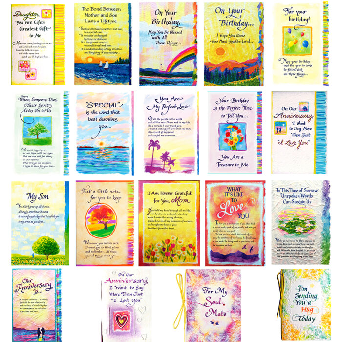 BMA-696 - BLUE MOUNTAIN ARTS MEDIUM DISPLAY BOOKS DISPLAY - BLUE MOUNTAIN ARTS