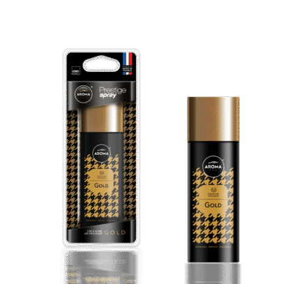 925333: PRESTIGE CAR PERFUME SPRAY - GOLD - AROMA