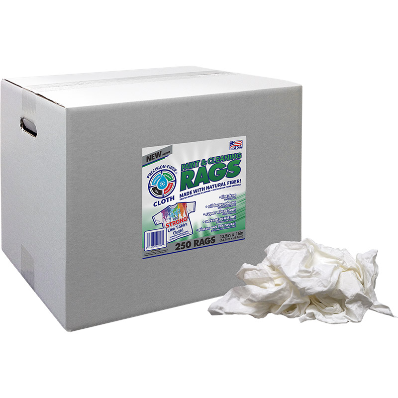 12 in. x 13.6 in. Precision-Fiber Cloth Paint and Cleaning Rags