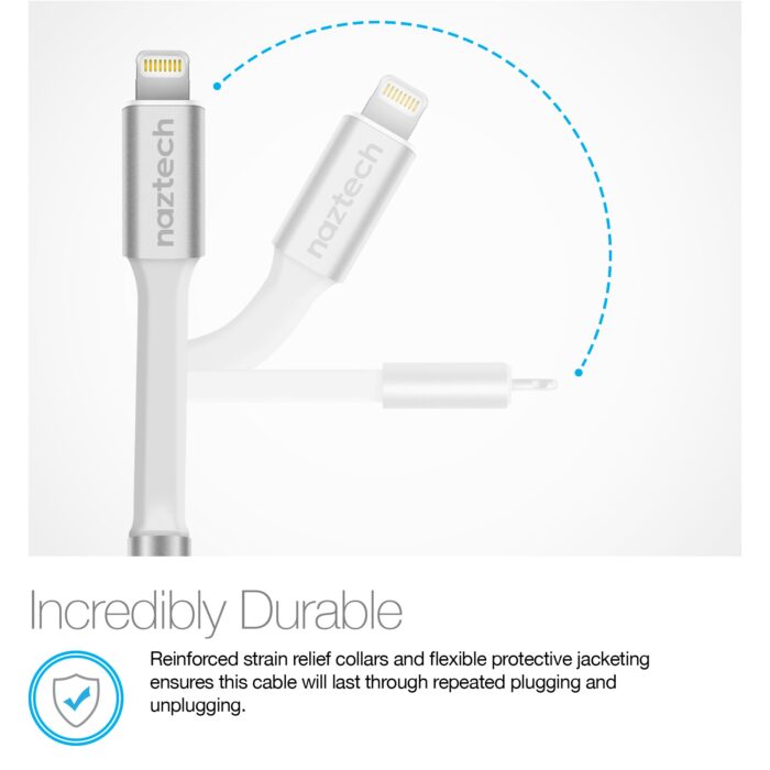14647: NAZTECH MFI LIGHTNING TO 3.5MM ADAPTER - HYPERCEL