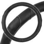 SW-761-GR-S: TUNER STITCH STEERING WHEEL COVER - GRAY - SMALL - BDK USA