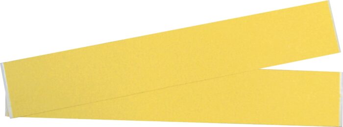 EXCELLA GOLD 2-3/4" X 16-12" PSA FILE SHEETS - YELLOW - 50 PACK - SUNGOLD ABRASIVES