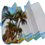 AS-601: MOTOR TREND STANDARD AUTO SHADE - PALM TREE SUNSET - BDK USA