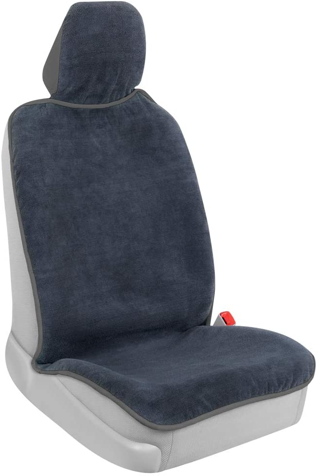 ST-001: ULTRA-FIT SEAT TOWEL AUTO SEAT COVER WITH BLACK PIPING - BDK USA