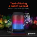 15077: RAVEMINI WIRELESS LED SPEAKER - BLACK - HYPERGEAR - Image 2