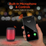 15077: RAVEMINI WIRELESS LED SPEAKER - BLACK - HYPERGEAR - Image 4