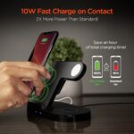 15328: HYPERGEAR 3-IN-1 WIRELESS CHARGING DOCK - BLACK - HYPERCEL