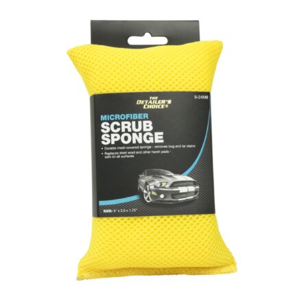 9-24M8: MICROFIBER SCRUB SPONGE - DETAILER'S CHOICE