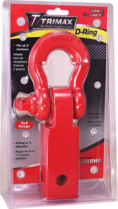 TDRRHR: D-RING HITCHES - RED - TRIMAX
