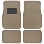 MT-120-MB: MOTOR TREND® INTERLOCK CARPET FLOOR MAT 4 PC. SET - BEIGE - BDK USA