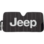 003859W01: JEEP ACCORDION MATTE BLACK SUNSHADE - PLASTICOLOR