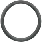 SW-809-GR: MOTOR TREND GRAY PERFORATED STEERING WHEEL COVER - GRAY- MEDIUM - BDK USA