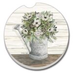 03-02525: VINTAGE FARMHOUSE ABSORBASTONE® ABSORBENT STONE CAR COASTER - HIGHLAND GRAPHICS