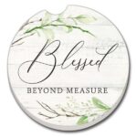 03-02531: BEYOND MEASURE ABSORBASTONE® ABSORBENT STONE CAR COASTER - HIGHLAND GRAPHICS