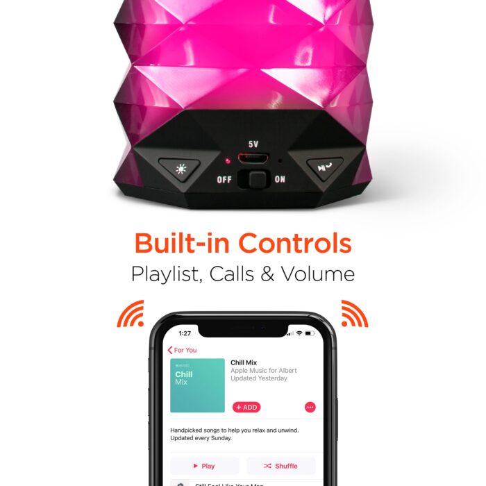 15104: LYTE MINI WIRELESS LED SPEAKER - HYPERGEAR - Image 4