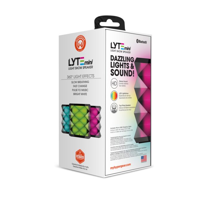 15104: LYTE MINI WIRELESS LED SPEAKER - HYPERGEAR - Image 2