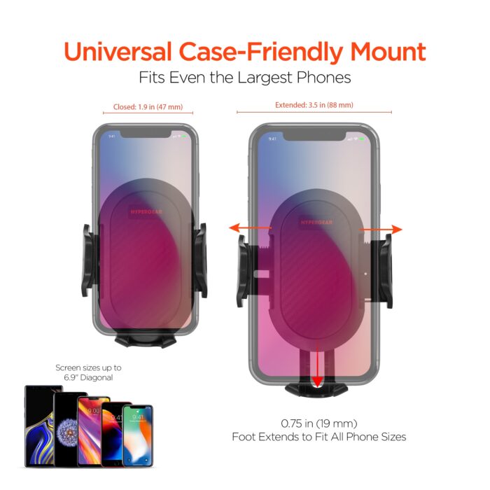 15289: 3-IN-1 UNIVERSAL PHONE MOUNT KIT -  HYPERGEAR - Image 4