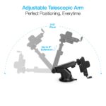 15425: SMART GRIP WIRELESS CHARGING CAR MOUNT - BLACK -  NAZTECH - Image 11