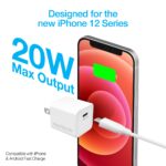 15440: 20W USB-C PD MINI FAST WALL CHARGER - WHITE - NAZTECH - Image 11