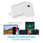 15440: 20W USB-C PD MINI FAST WALL CHARGER - WHITE - NAZTECH - Image 10