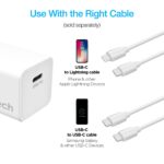 15440: 20W USB-C PD MINI FAST WALL CHARGER - WHITE - NAZTECH - Image 9