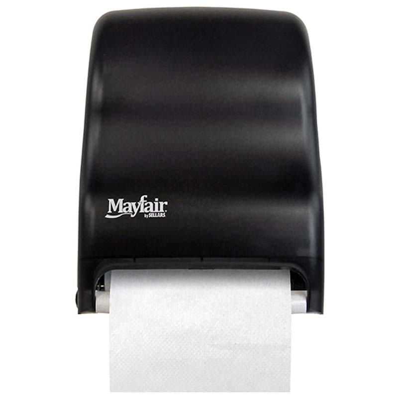 San Jamar Tear-N-Dry Touchless Roll Towel Dispenser, 16.75 x 10 x 12.5, Black/Silver