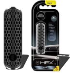 83575: HEX VENT CLIP AIR FRESHENER - BLACK - AROMA