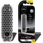 83576: HEX VENT CLIP AIR FRESHENER - SILVER - AROMA