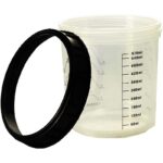 HARD CUP & LOCK RING FOR 600 ML DISPOSABLE CUP SYSTEM