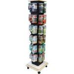 AF-4RT-MIX: 4 SIDE ROTATING AIR FRESHENER MIX ROLLING FLOOR DISPLAY - KNA SUPPLY