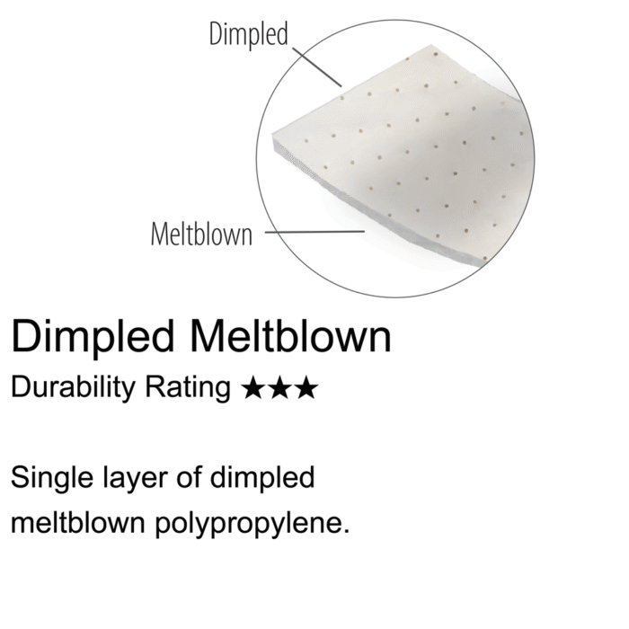 WDML100: OIL ONLY MEDIUM WEIGHT HIGH LOFT ABSORBENT PAD - WHITE - 100 PACK - Image 2