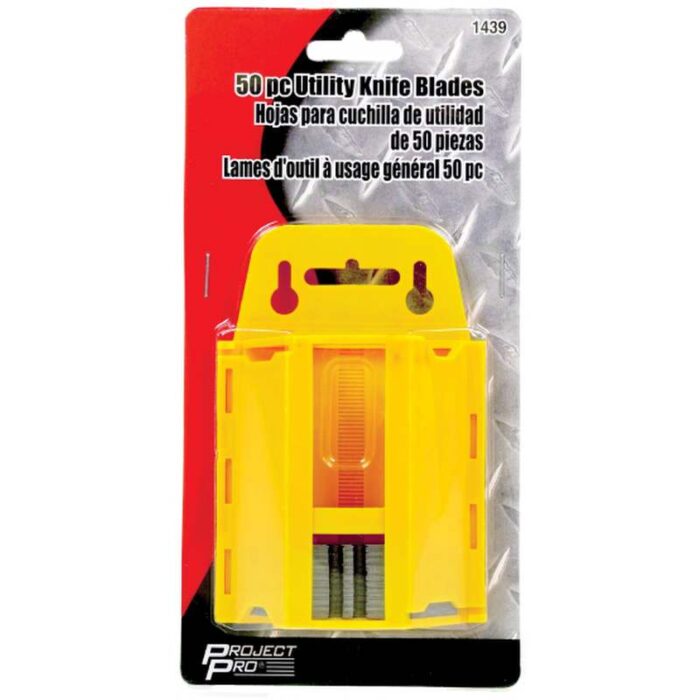 PP1439: 50 PC UTILITY KNIFE BLADES - PROJECT PRO TOOL TABLE - Image 2