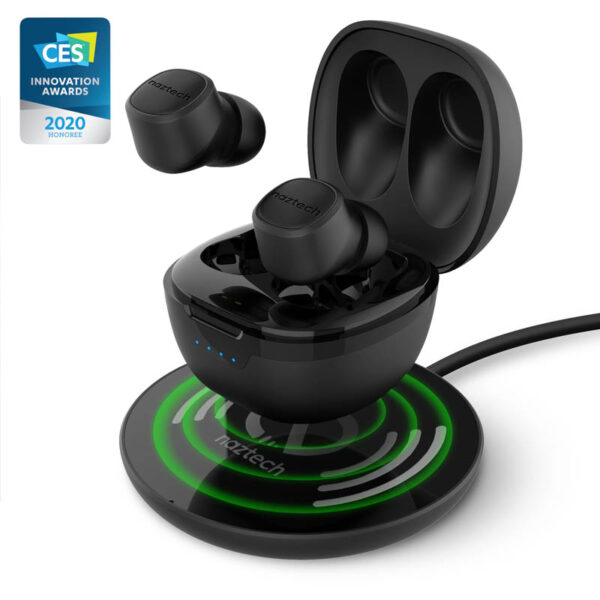 NAZTECH 14622 FREEDOM+ TRUE WIRELESS EARBUDS WITH CHARGING PAD