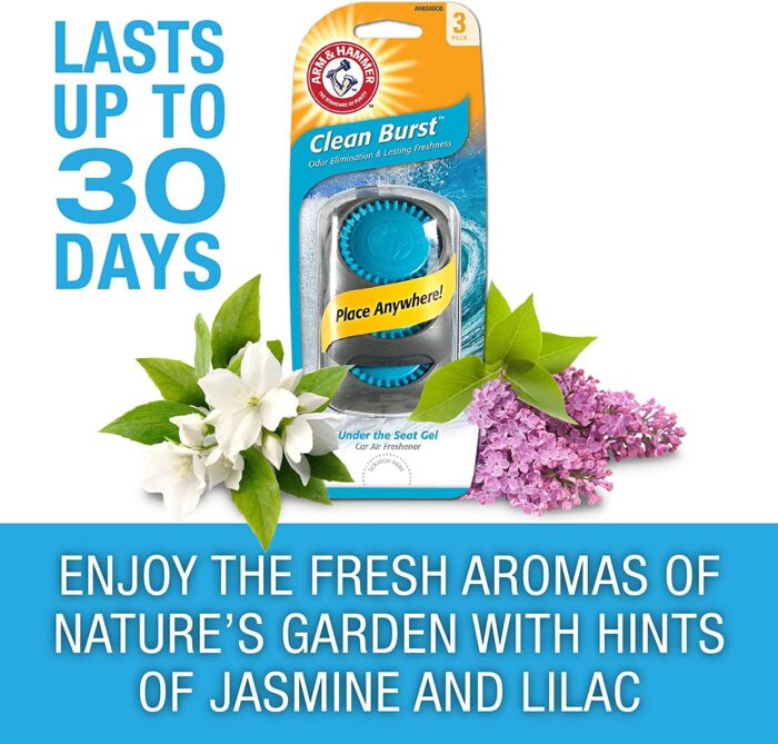 AH8500CB: UNDER THE SEAT GEL AIR FRESHENER - CLEAN BURST - ARM & HAMMER - Image 5