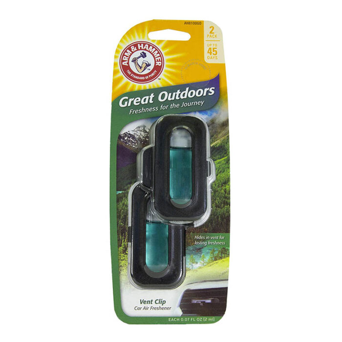 AH8100GO: SURFACE VENT CLIP AIR FRESHENER - GREAT OUTDOORS - ARM & HAMMER - Image 2