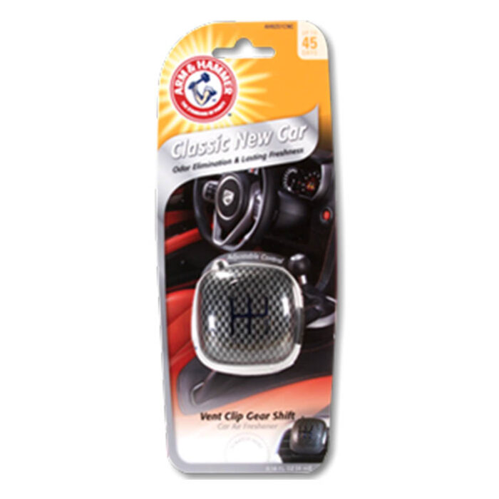 AH8251CNC: GEARSHIFT VENT CLIP AIR FRESHENER - CLASSIC NEW CAR - ARM & HAMMER - Image 2