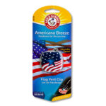 AH8271AB: AMERICAN FLAG VENT CLIP AIR FRESHENER - AMERICANA BREEZE - ARM & HAMMER - Image 2