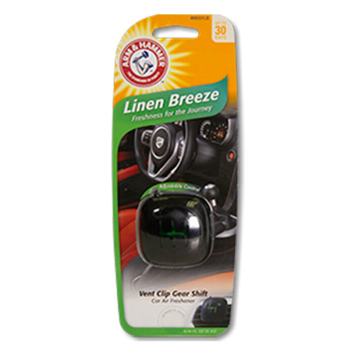AH8351LB: GEARSHIFT VENT CLIP AIR FRESHENER - LINEN BREEZE - ARM & HAMMER - Image 2
