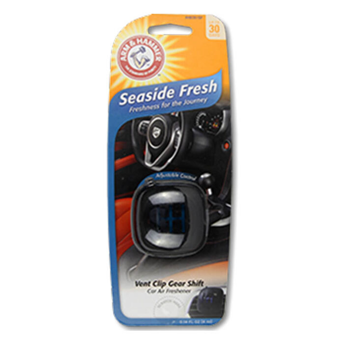 AH8351SF: GEARSHIFT VENT CLIP AIR FRESHENER - SEASIDE FRESH - ARM & HAMMER - Image 2